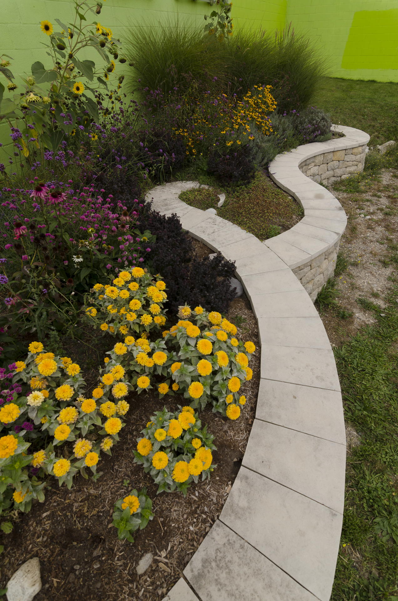 public art kitchener ontario stone garden