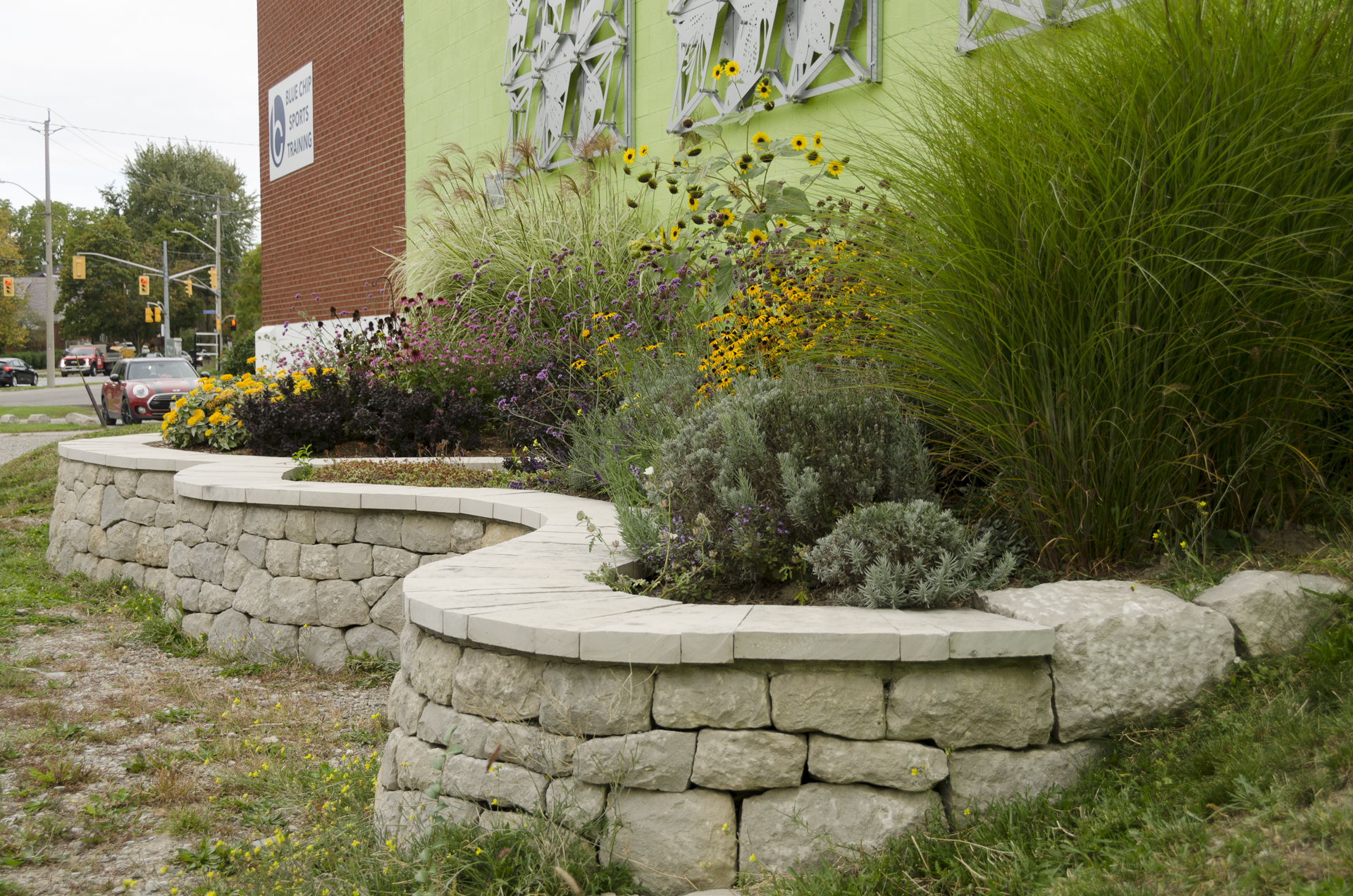 public art kitchener ontario stone garden