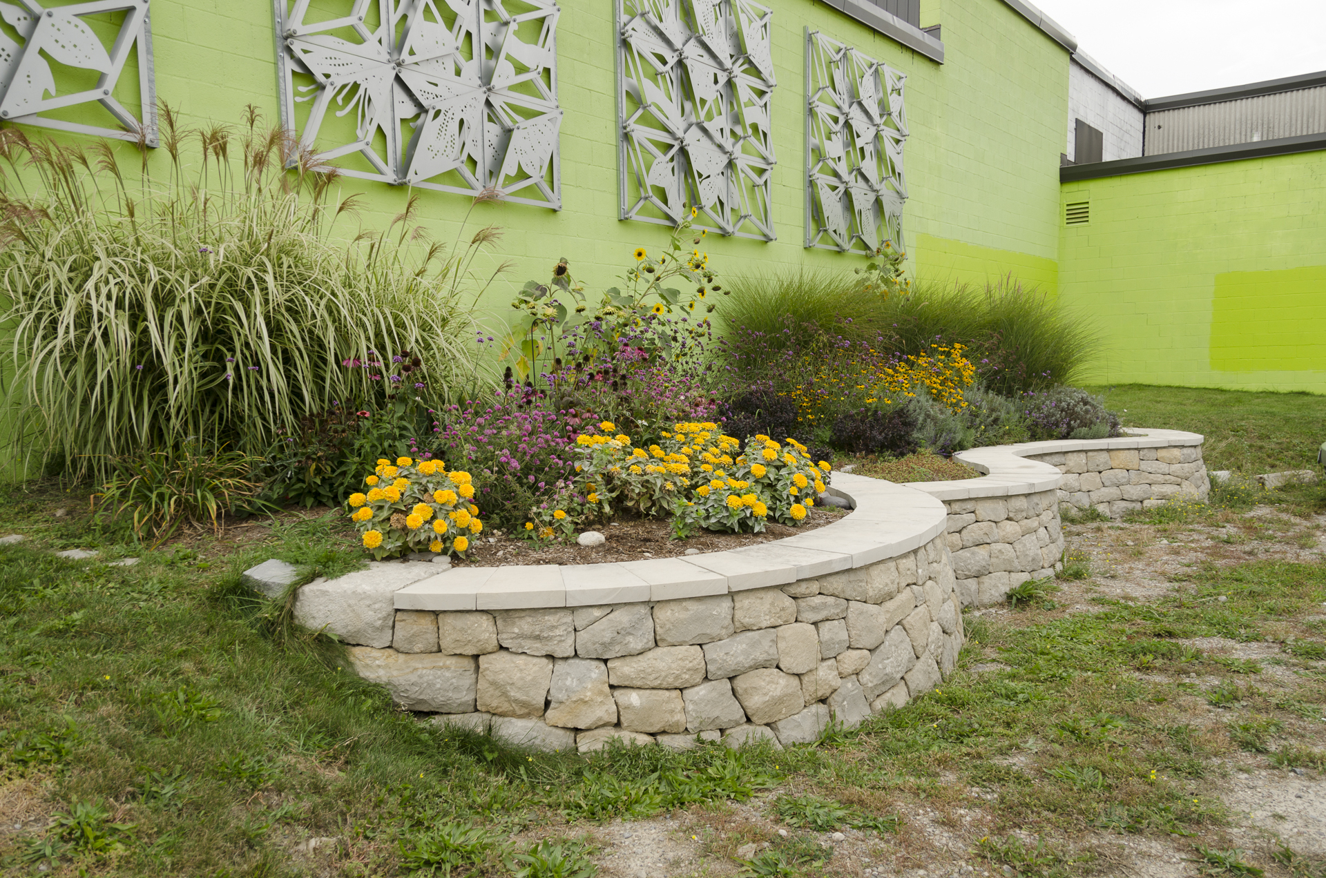 public art kitchener ontario stone garden