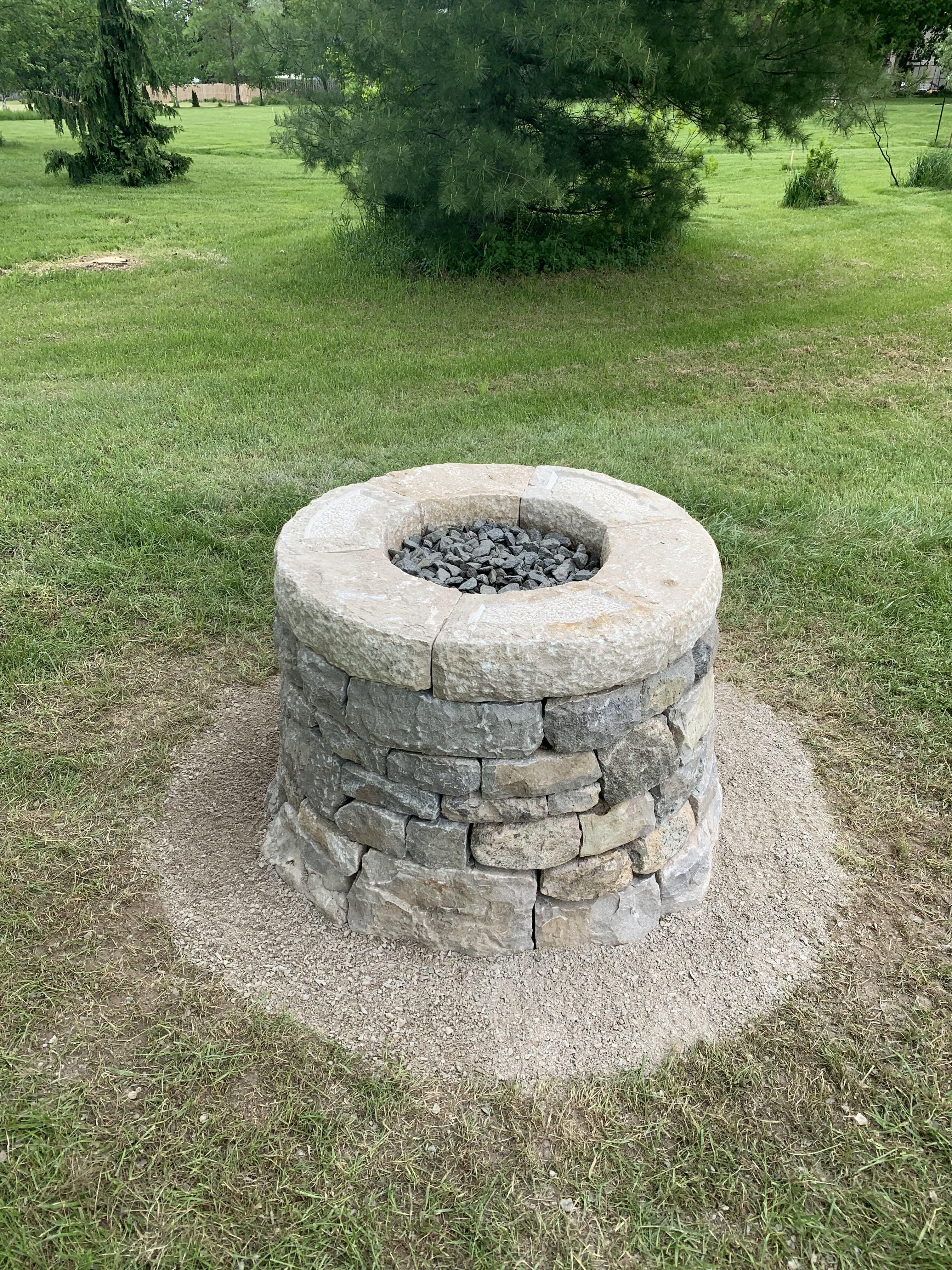 Dry stone memorial cairn