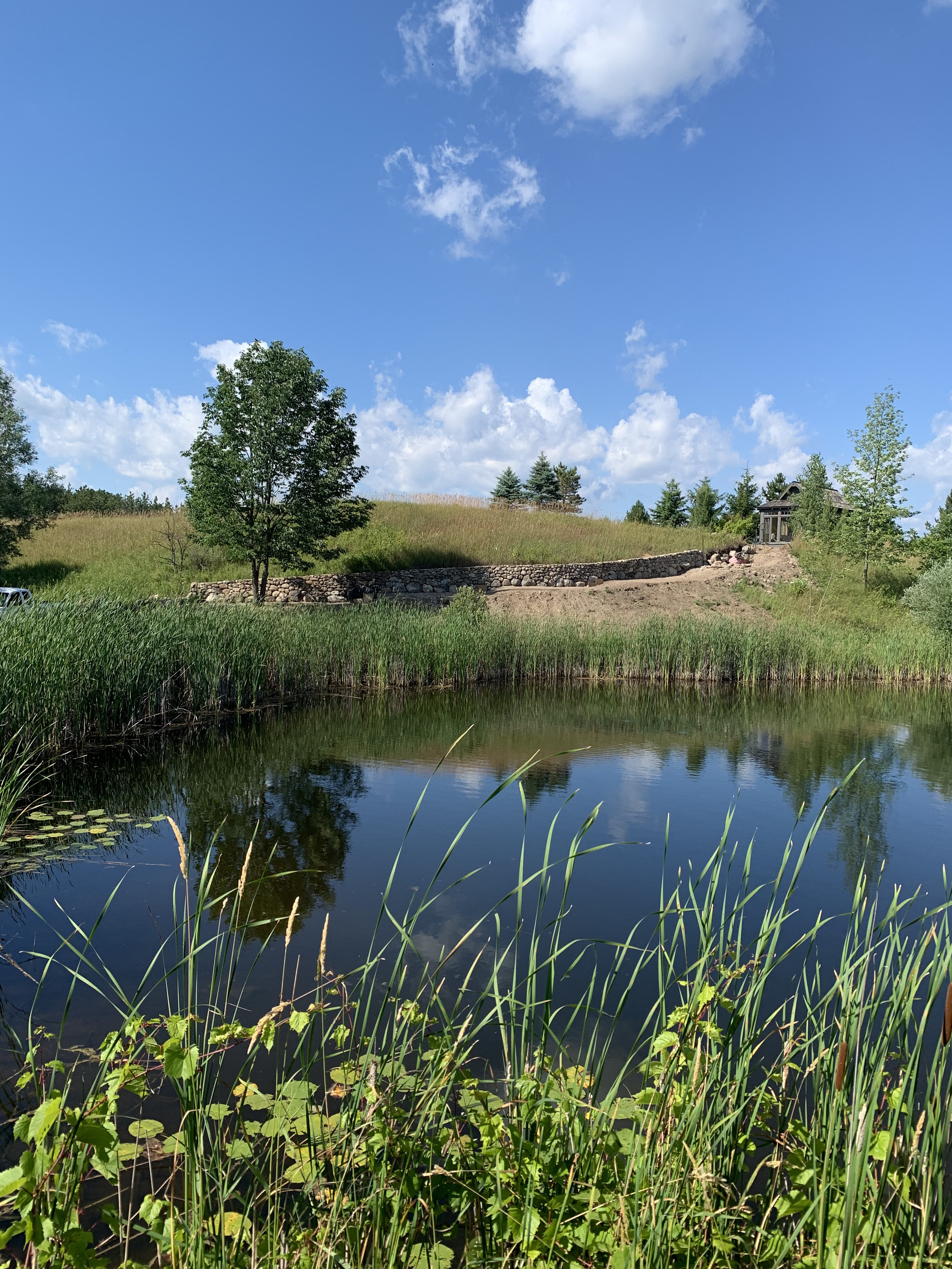 dry stone retaining wall caledon ontario
